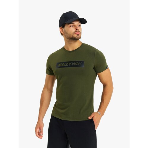 Футболка Eazyway Legacy, силуэт прилегающий, размер XL, зеленый