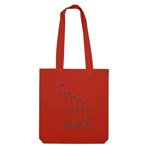 фото Сумка шоппер us basic, красный