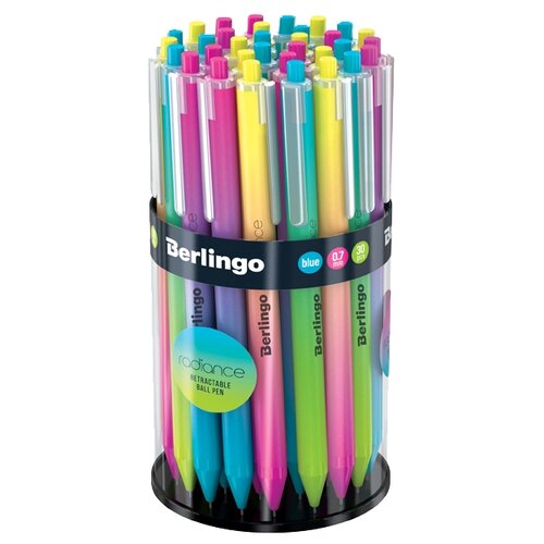 фото Berlingo набор шариковых ручек radiance, 0.7 мм, 50 шт, синий цвет чернил
