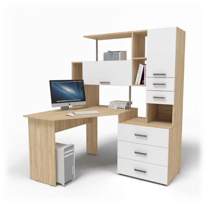 Компьютерный стол угловой Фабрика мебели JAZZ Джаз-16 — купить по выгодной цене на Яндекс.Маркете
