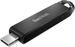 Флешка SanDisk Ultra USB Type-C (CZ460) 64 ГБ, 1 шт, черный