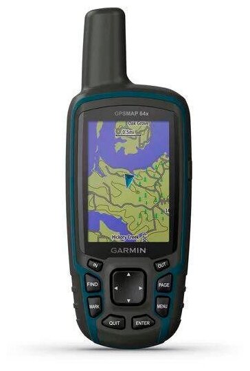 Навигатор Garmin GPSMAP 64X + топокарта Россия (010-02258-01)