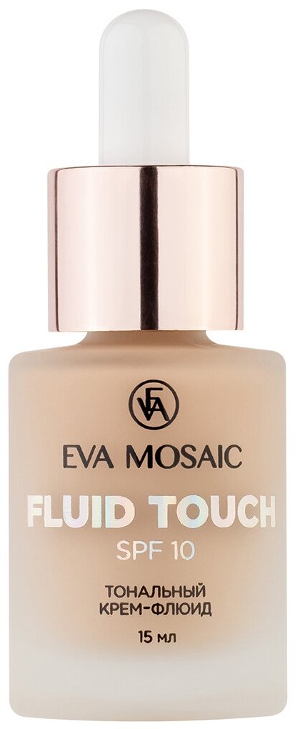 EVA MOSAIC Тональный крем-флюид Fluid Touch, 15 мл, 03 Светло-розовый