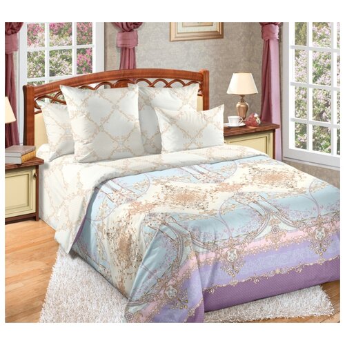 фото Постельное белье «стелла 1», перкаль (2.0 европростыня) текс-дизайн