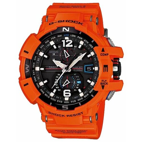 фото Наручные часы casio gw-a1100r-4a, оранжевый
