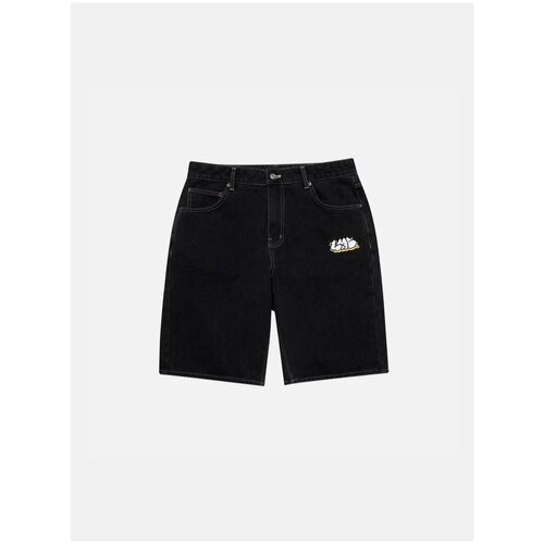 фото Шорты graffiti denim shorts lost management cities ( m / черный / 0lm22shp105 ) lmc