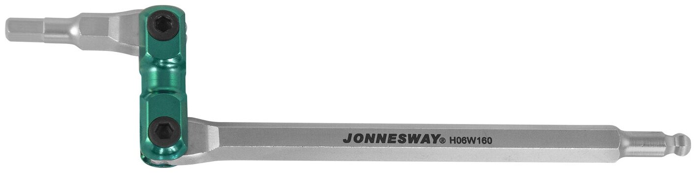 JONNESWAY H06W140 Ключ торцевой шестигранный карданный Н 4 мм JW