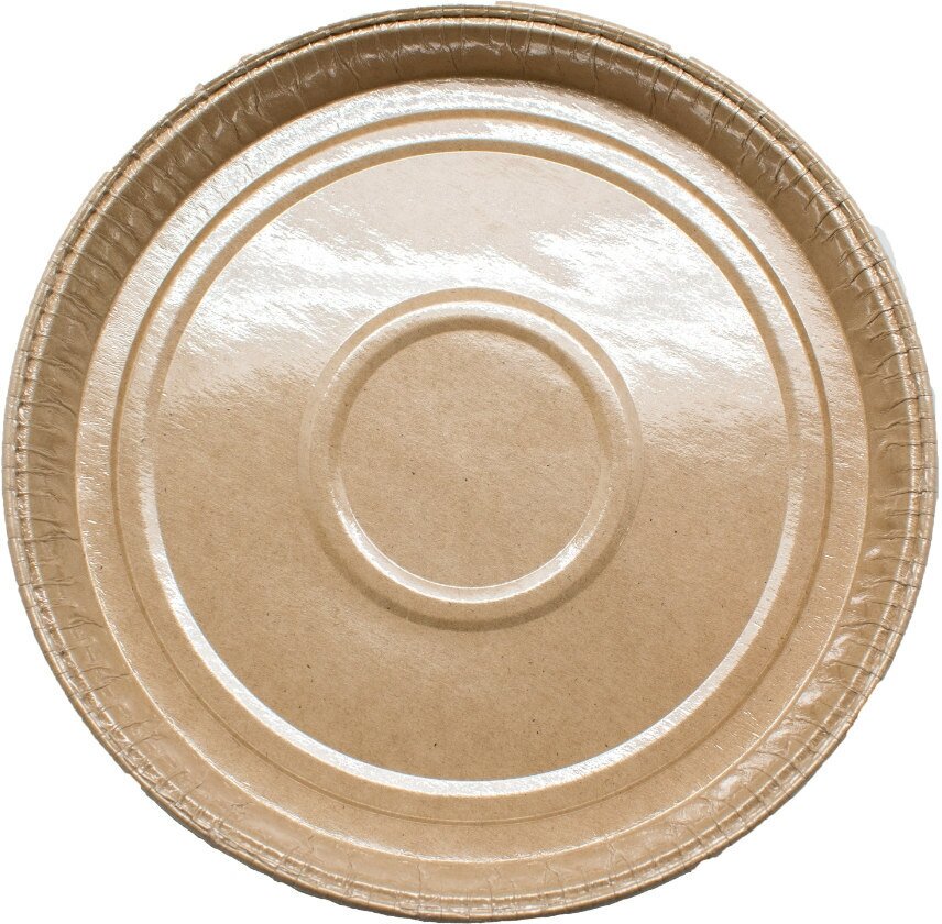 Форма бумажная для выпечки ламинированная Круглая коричневая 17 см.