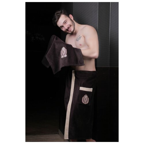 фото Karna набор для сауны koral цвет: коричневый br18754