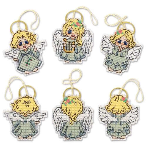 фото Риолис набор для вышивания украшения ангелочки (1778ас)