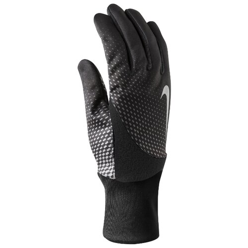 фото Мужские перчатки для бега nike men's printed element thermal 2.0 run gloves m black/black n.rg.b2.020.md-020-m