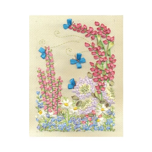 фото Набор для вышивания panna "цветочный мир", арт. ц-0997, 14х19 см