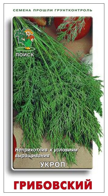 Семена Укроп Грибовский 3г для дачи сада огорода теплицы / рассады в домашних условиях