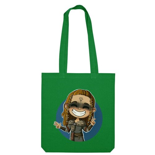 фото Сумка шоппер us basic, зеленый