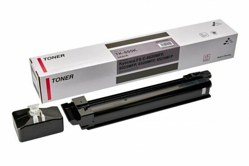 Лазерный картридж Integral TK-895K черный ресурс 12000 страниц для принтеров Kyocera