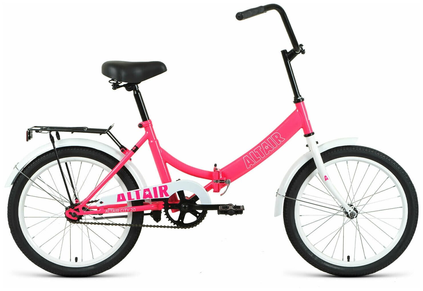 Велосипед городской складной ALTAIR CITY 20 (2022), 14" розовый