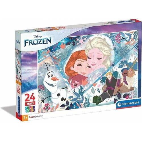 Пазл Clementoni 24 MAXI Disney Frozen. Холодное сердце, арт.24224 пазл clementoni 24 maxi disney frozen холодное сердце арт 24224