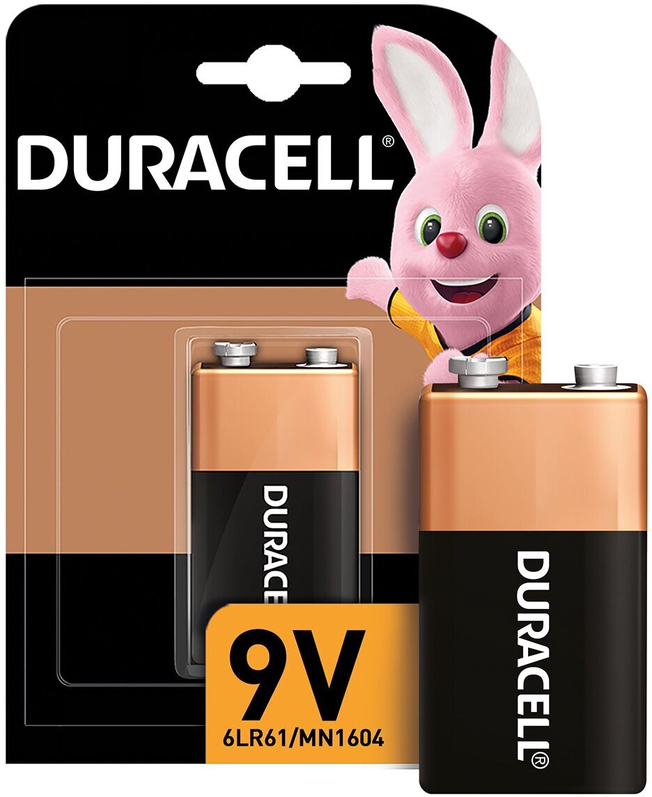 Duracell Элемент питания 6LR61-1BL /6LF22-1BL 1 шт в блистере 00000754