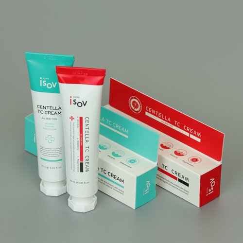 Isov Sorex Крем, эффективно сужающий поры кожи лица Centella TC Cream, 30 мл. крем терапия для лица сужающий поры centella tc cream 30мл