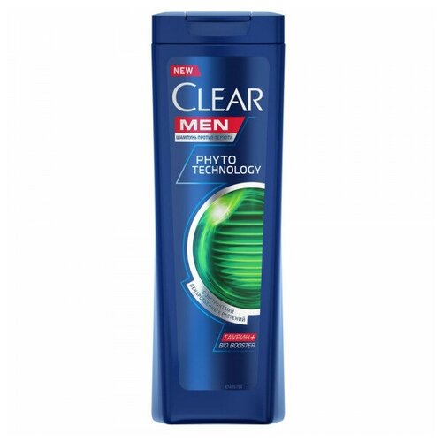Unilever (Юнилевер) Шампунь против перхоти Clear Men Phytotechnology с экстрактами лекарственных растений 400 мл