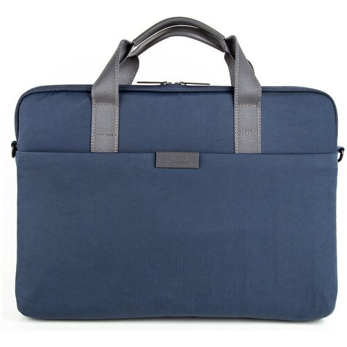 Чехол-сумка Uniq Stockholm Nylon Messenger bag для ноутбуков 16, цвет Синяя бездна (Abyss Blue) (STOCKHOLM(16)-ABSBLUE) fashion woman shoulder bag pu leather youth ladies small square bag light wild simple female daily messenger bag waterproof blue