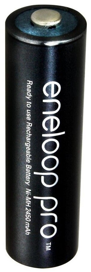 Аккумулятор Panasonic Eneloop Pro AA 2450mAh (BK-3HCDE/2BE), 2 шт.