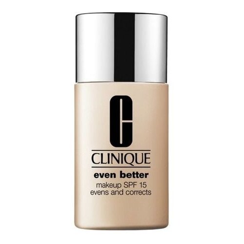 Clinique Тональный крем Even Better Makeup Broad Spectrum, SPF 15, 30 мл/1 г, оттенок: 04 Bone clinique even better skin tone correcting moisturizer spf 20 увлажняющий крем корректирующий тон кожи лица 50 мл