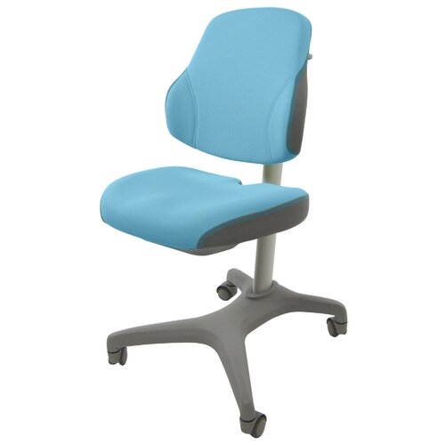 фото Растущее детское кресло (стул) holto-3 (голубой) с изменяемой глубиной сиденья