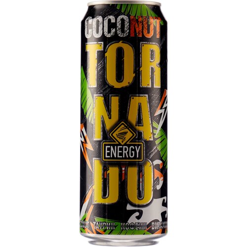 Энергетический напиток Tornado Energy Coconut, 0.45 л