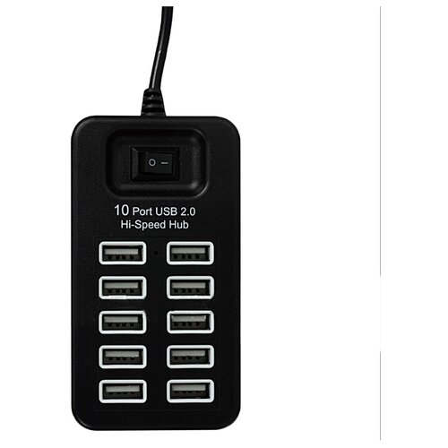 Разветвитель USB HUB 10 портов P-1603 Lemon Tree Черный 89900₽