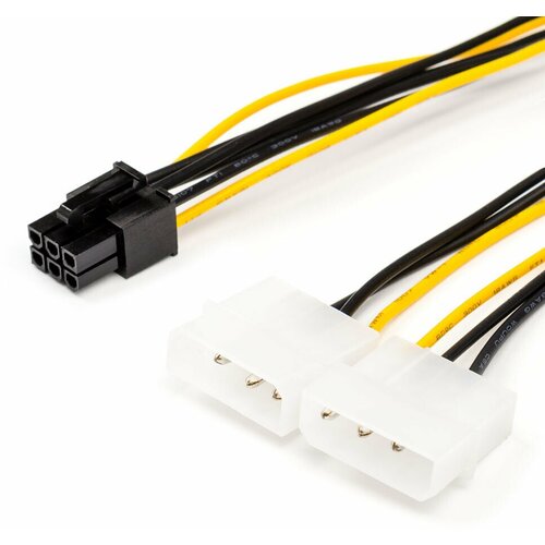 Кабель 6 pin to 2 molex (Video power) ATcom 6-pin - 2 x Molex (AT6185)