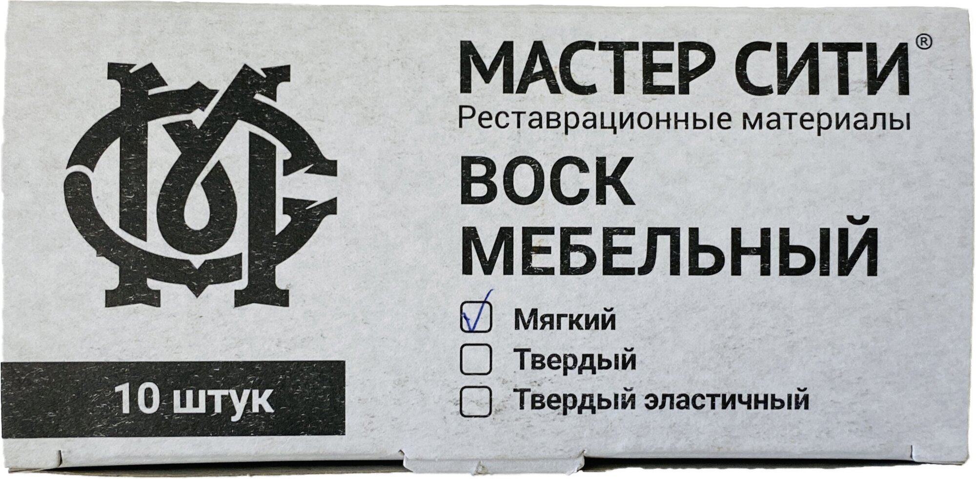 Восковый карандаш мебельный для реставрации мебели набор 10 цветов