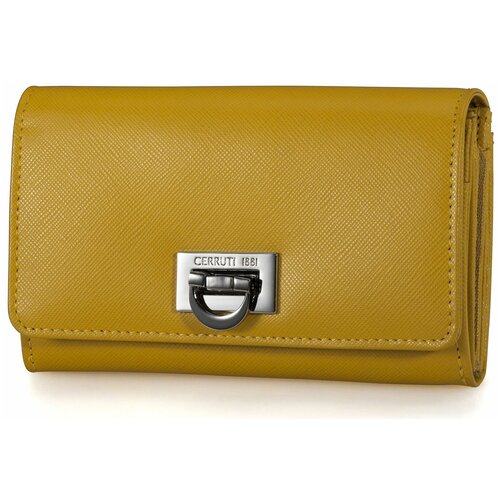 фото Кошелек женский cerruti pocket dream yellow, 14х9 см, кожа. cerruti 1881