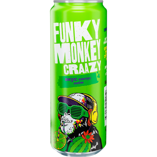 Напиток Funky Monkey Craazy кактус лайм