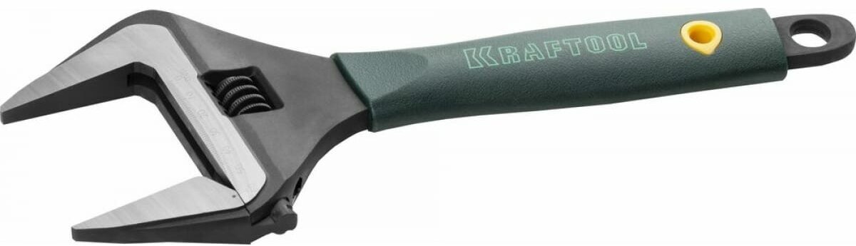 KRAFTOOL SlimWide Ключ разводной, Cr-V, 200мм/8", 38 мм 27258-20