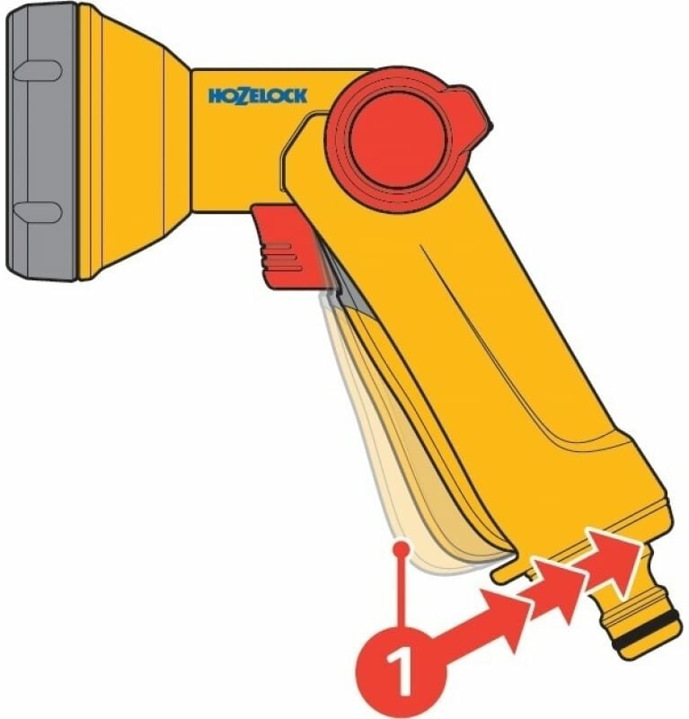 Поливочный пистолет-распылитель HOZELOCK Rose gun+ 1-но позиционный
