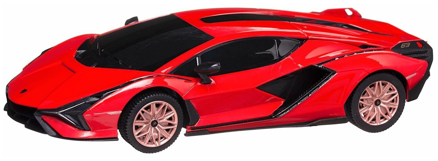 Машина р/у 1:24 Lamborghini Sian красный, 2,4 G.
