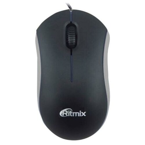 Мышь оптическая проводная Ritmix ROM-111 USB Grey мышь ritmix rom 311 black usb черный