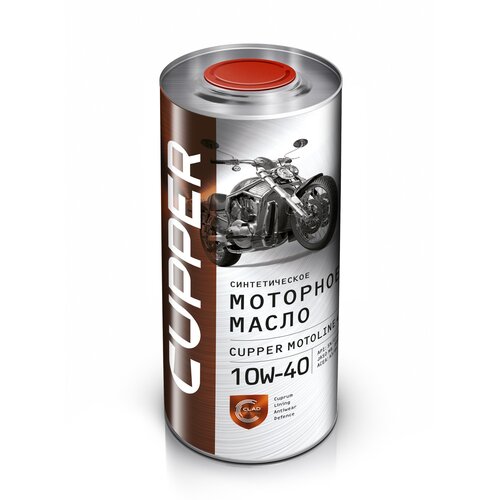 Полусинтетическое моторное масло CUPPER Motoline 4T 10W-40, 1 л