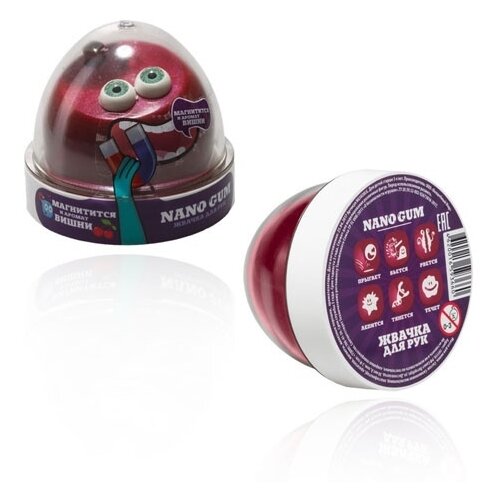 Жвачка для рук Nano gum Вишня магнитится 50гр