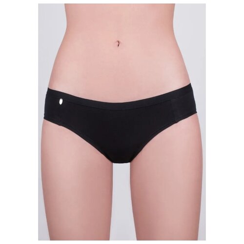 фото Milavitsa трусы брифы с низкой посадкой basic, размер 90, черный