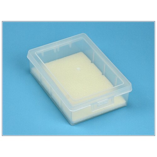 фото Коробка для приманок polymerbox 1801 (без ячеек, изолон 8 мм) 125 х 175 х 50 мм, цв. прозрачный