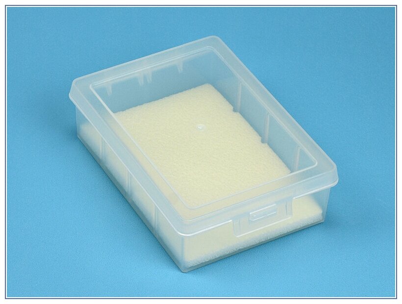 Коробка для приманок PolymerBOX 1801 (без ячеек, изолон 8 мм) 125 х 175 х 50 мм, цв. Прозрачный