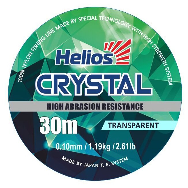 Монофильная леска HELIOS Crystal