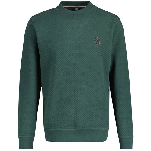 фото Толстовка для мужчин, lerros, модель: 22o4061, цвет: темно-зеленый, размер: xxxl