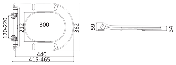 Унитаз подвесной Creo Ceramique Rennes белый RE1100R+RE1001T/AR1001T - фотография № 2