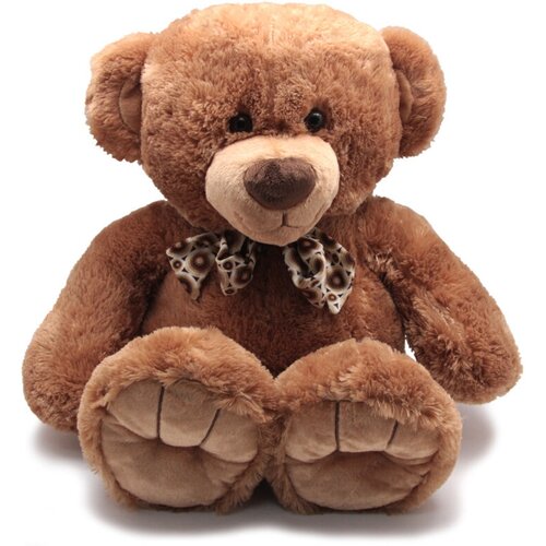 Мягкая игрушка Magic Bear Toys Медведь Берн коричневый с бантом (50см/65см) мягкая игрушка magic bear toys медведь марвин с бантом 40см 55см
