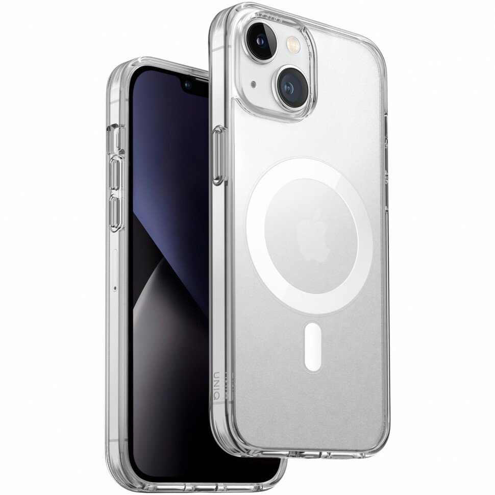Чехол Uniq Lifepro Xtreme AF MagSafe для iPhone 14 Plus, прозрачный (Frost Clear) (IP6.7M(2022)-LXAFMCLR)