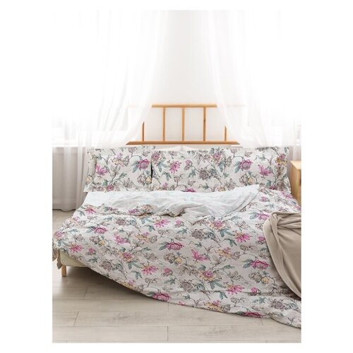 фото Комплект постельного белья, экодом, 1,5 сп., перкаль, хлопок 100%,с2000шв/97311 шуйские ситцы