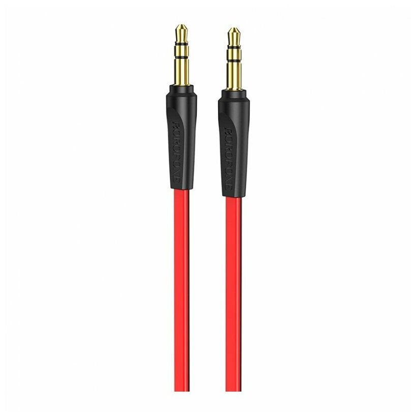 Аудио-кабель BOROFONE BL6 AUX 1 м красный
